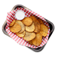 Photo of Crinkle Cut Sour Cream & Onion Chips from Doughboys