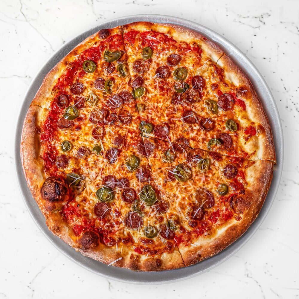 Pepperoni and Jalapeño Pizza from Doughboys Bali